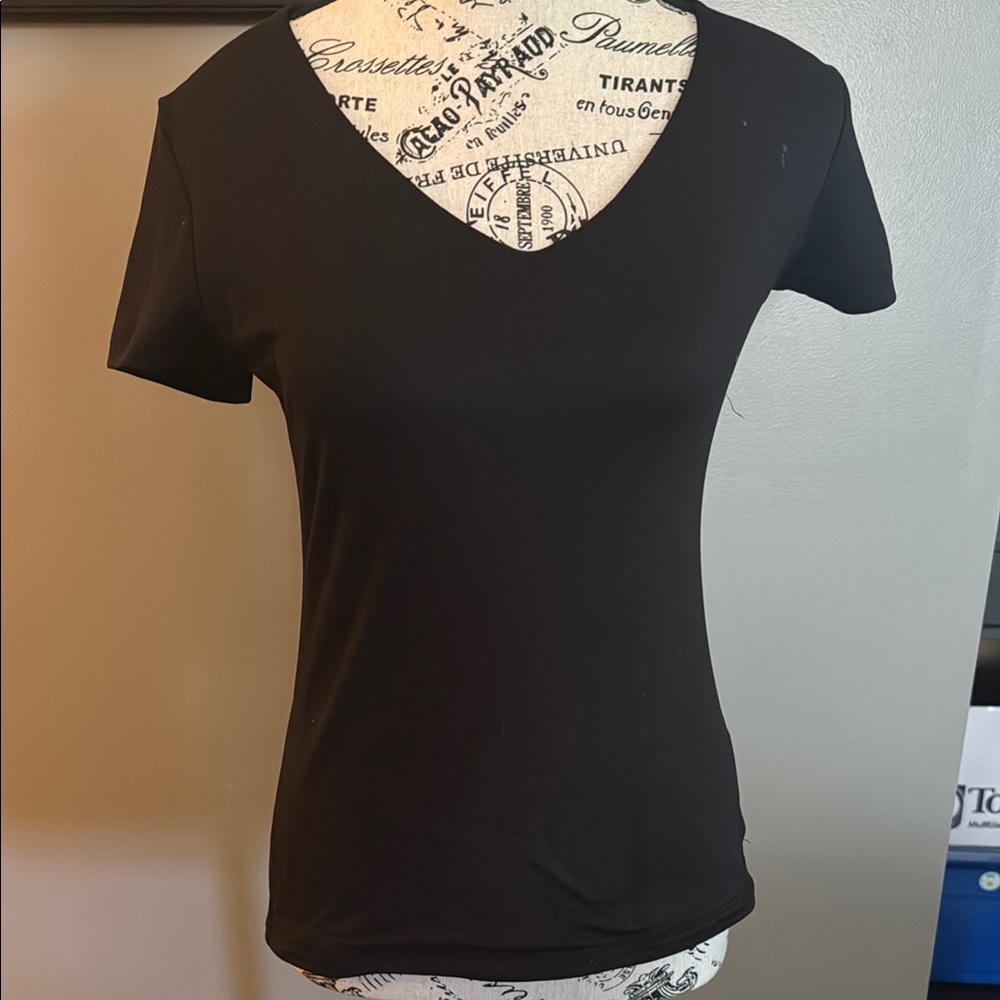 Eclipse Black Fitted Short Sleeve T-Shirt